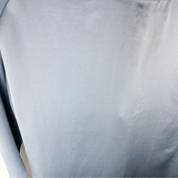 Per Se by Carlisle Silk Contrast Long Sleeve Blouse - Picture 7 of 8